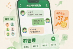 微信群运营兼职，帮商家管群也能赚钱