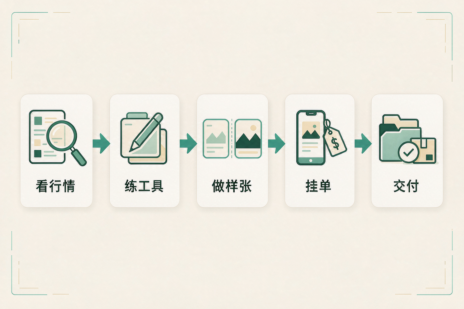 淘宝白底图代做，一张5块的活怎么接 操作流程